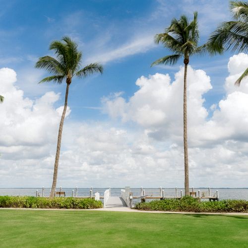 Florida beach wedding place at South Seas Resort