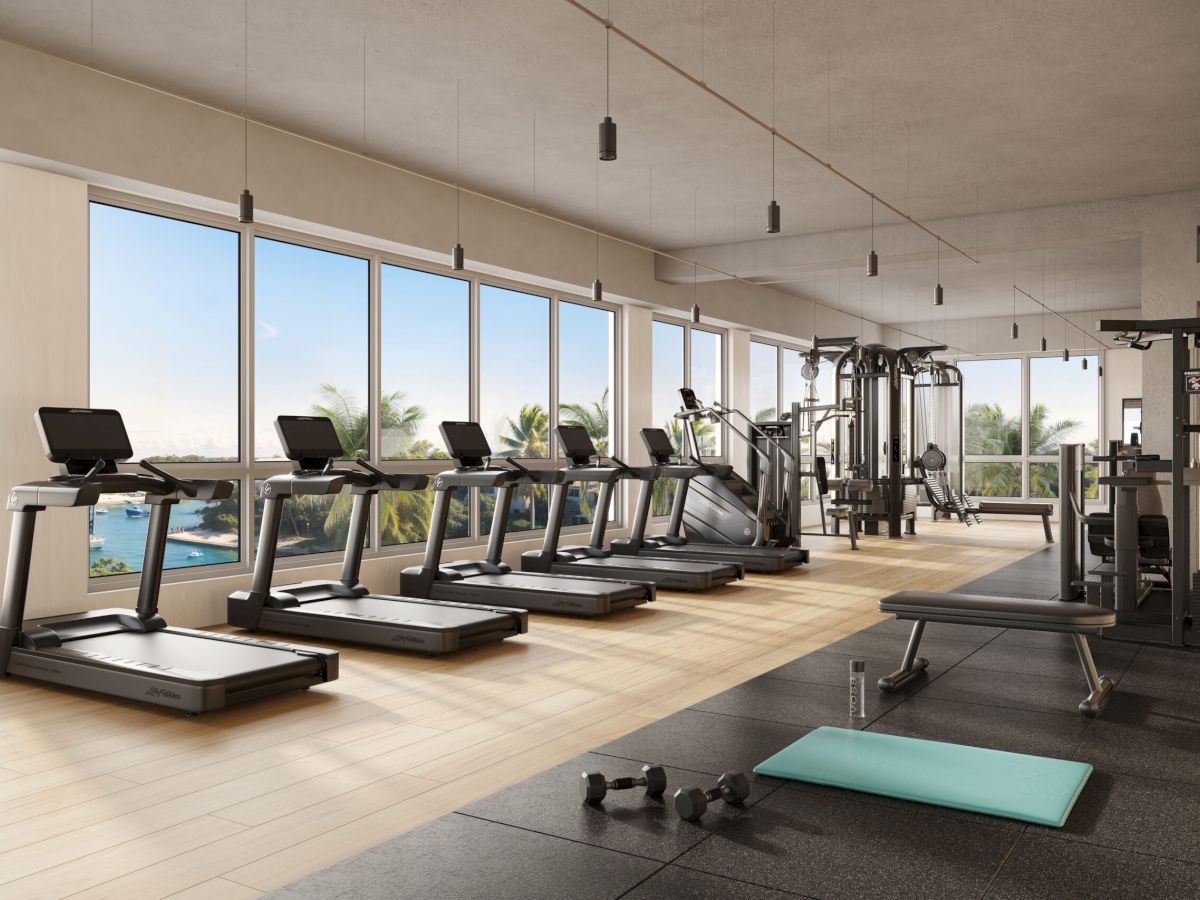 Treadmills in Fitness Studio