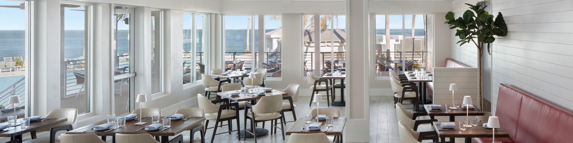 Bright and modern restaurant at South Seas