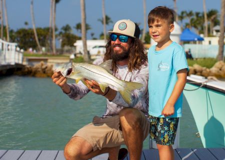 2024 Tarpon Tournament kids fishing