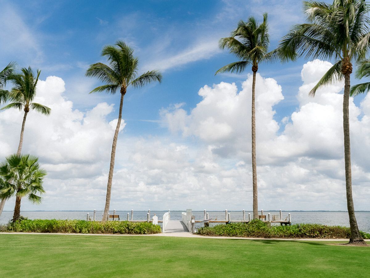 Florida beach wedding place at South Seas Resort
