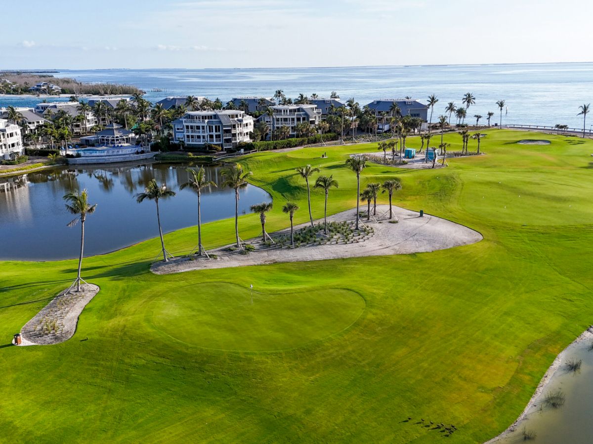 the clutch golf course aerial