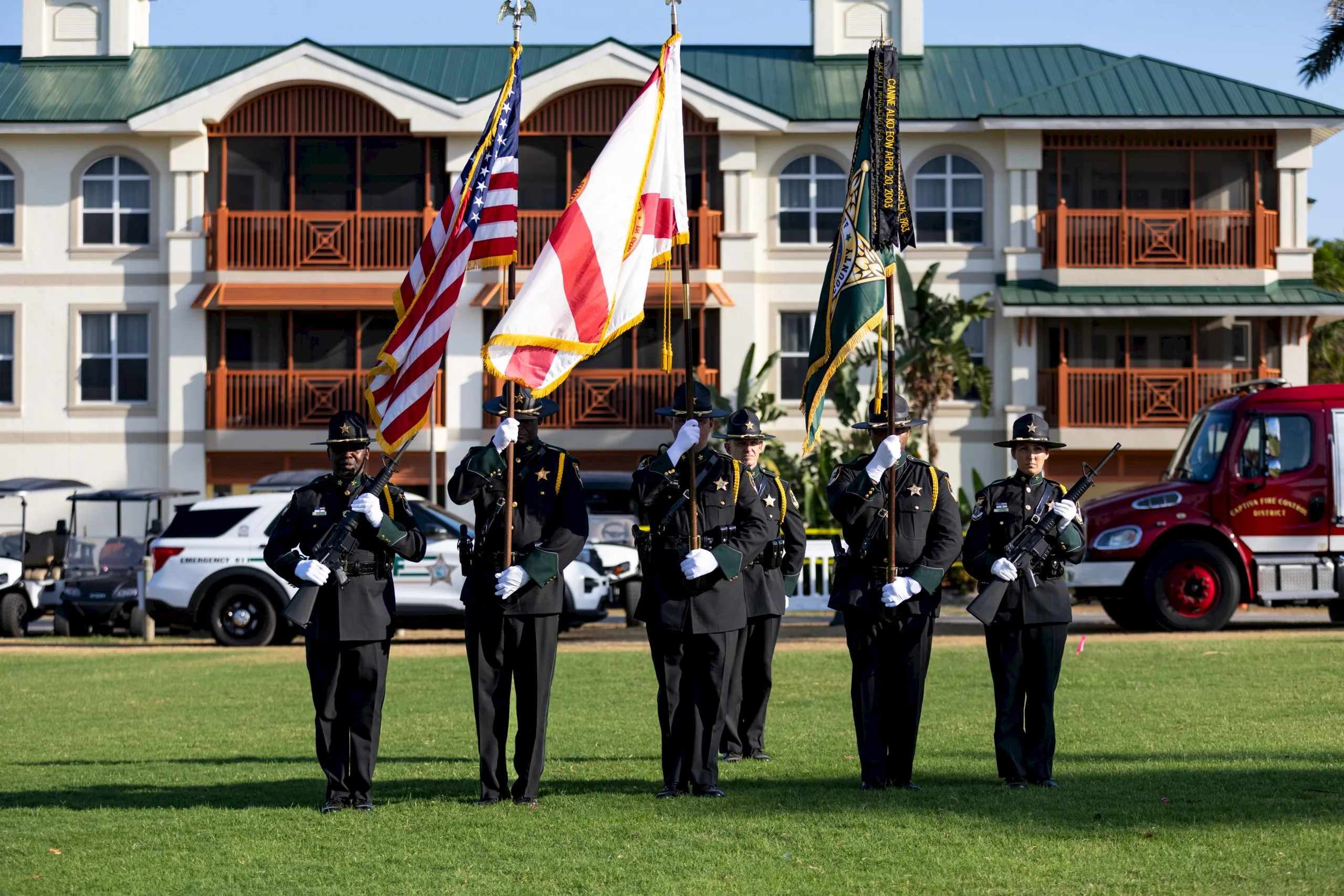 South Seas Tarpon Tournament Color Guard