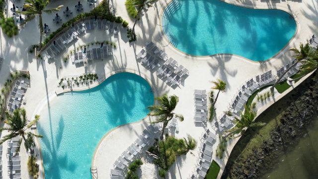 Bayview Pools Aerial South Seas