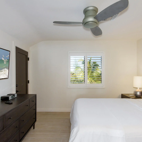 Bright bedroom with window