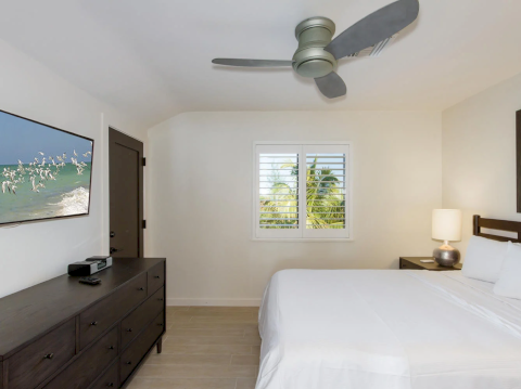 Bright bedroom with window
